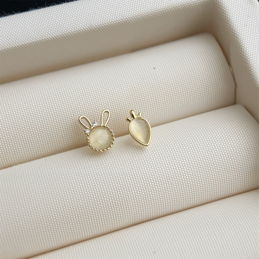 Everyday Glam | 14K Gold Plated Micro-Set CZ Stud Earrings