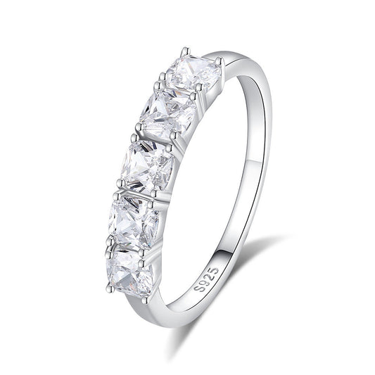 Elegant Sparkle Ring | 925 Sterling Silver | CZ Ring