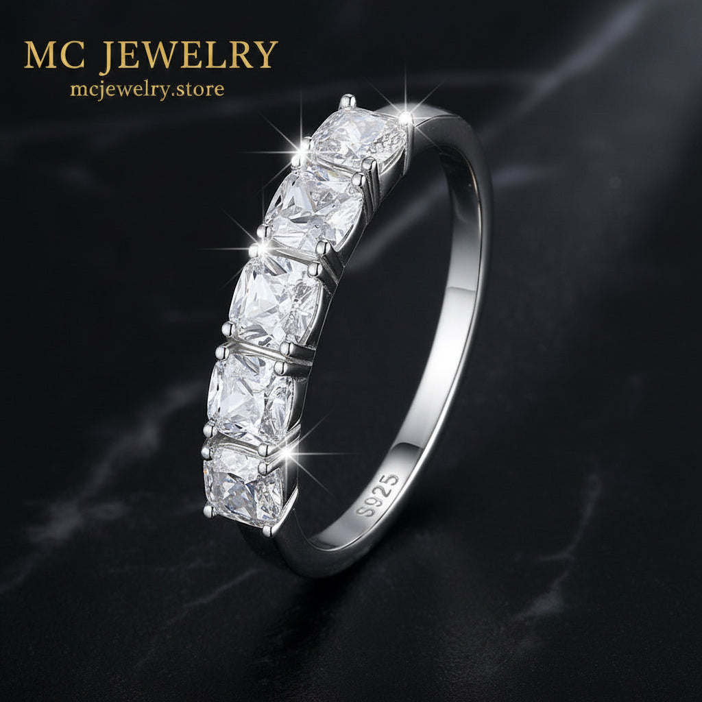 Elegant Sparkle Ring | 925 Sterling Silver | CZ Ring