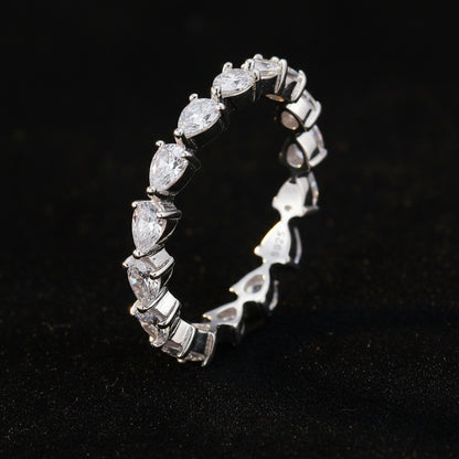 Radiant Heart Eternity Ring