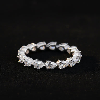 Radiant Heart Eternity Ring