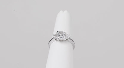 Triple set 4ct Moissanite Ring | S925 Sterling Silver | D Color Mc Jewelry