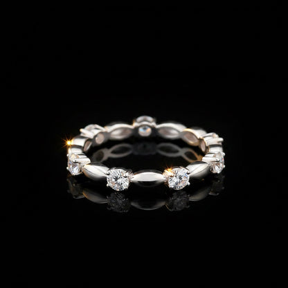 Prone ring reflective with no shine