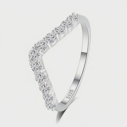 Crystal Crown Ring | 925 Sterling Silver | CZ Ring