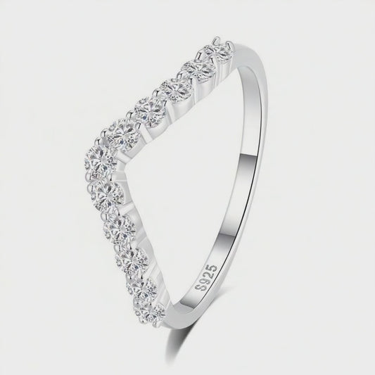 Crystal Crown Ring | 925 Sterling Silver | CZ Ring