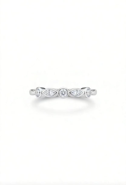 Moissanite Eternity Band Ring