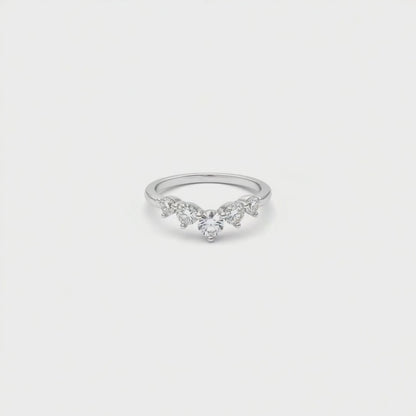 Radiant Moissanite Solitaire Ring – 925 Sterling Silver