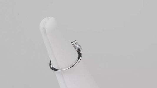 Triple set 4ct Moissanite Ring | S925 Sterling Silver | D Color