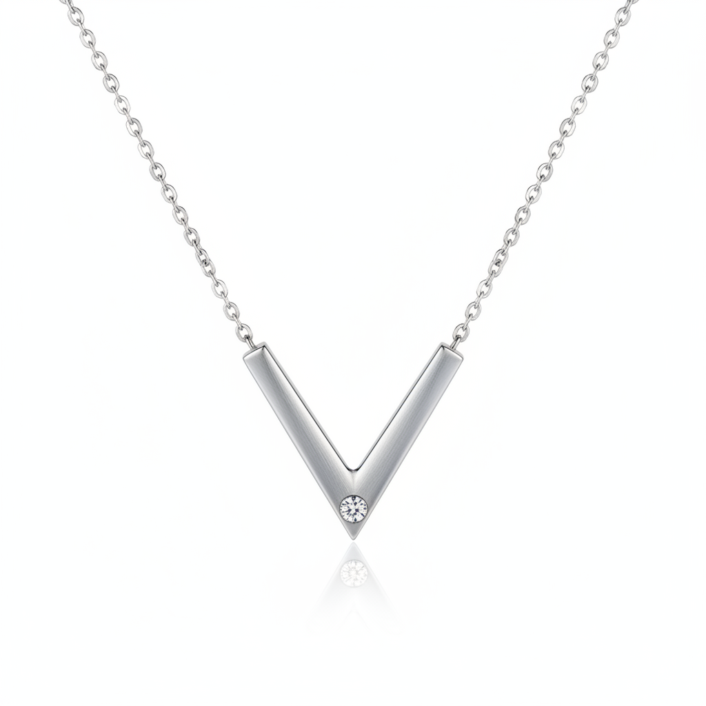 V-Shape Pendant Necklace