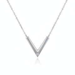 V-Shape Pendant Necklace