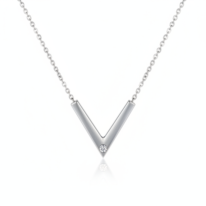 V-Shape Pendant Necklace